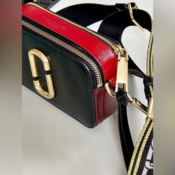 MARC JACOBS the snapshot camera bag red/black NWT in packaging - Picture 2 of 11